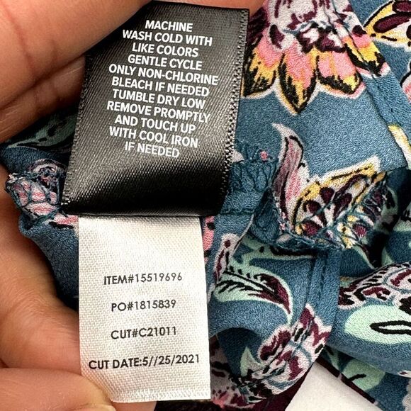 "Torrid Georgette Wrap Tunic Blouse Dress Size 1 - Chic Plus Size - Picture 15 of 16